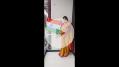 पांकी: भाजपा नेत्री लवली गुप्ता ने अपने आवास पर 'तिरंगा' कार्यक्रम में फहराया राष्ट्रीय ध्वज