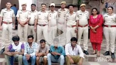 बारां: कोतवाली थाना पुलिस ने ट्रैक्टर और बाइक चोर समेत 5 जनों को किया गिरफ्तार