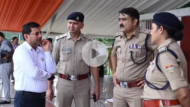 देहरादून: स्वतंत्रता दिवस परेड की फुल ड्रेस रिहर्सल का एसएसपी देहरादून ने किया निरीक्षण