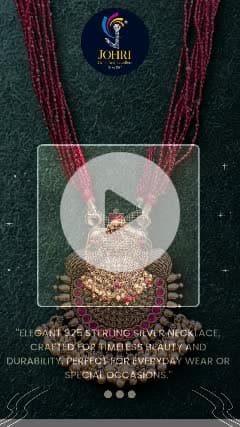 Johri Gems & Jewellers ✨
आपके लिए लाए हैं Silver 925 Necklace का बेहद ख़ूबसूरत और स्टाइलिश कलेक्शन 💎
जो आपके हर लुक को दे एलीगेंट टच और शाइन ✨
प्योर सिल्वर, मॉडर्न डिज़ाइन और बेमिसाल क्वालिटी – सब कुछ एक ही जगह! 🛍️