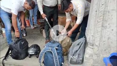 इंदौर: राजबाड़ा पर बम निरोधक दस्ते ने सुरक्षा को देखते हुए चलाया चेकिंग अभियान