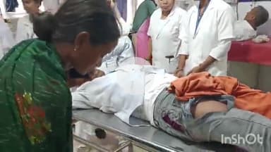 जमुई: जमुई स्टेशन पर चलती ट्रेन में चढ़ने की कोशिश में युवक गिरा, उसे सदर अस्पताल में कराया गया भर्ती