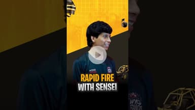 Unfiltered @SENSEIOGyt! 🎯#Sensei #BGMI #RapidFire #GamingInterview #EsportsIndia #iQOOLAN