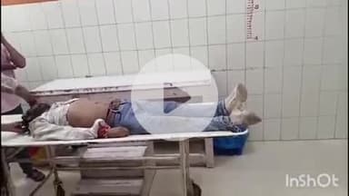 कर्रा नहर के पास अज्ञात वाहन ने बाइक सवार को मारी टक्कर, घायल युवक ग्वालियर रेफर