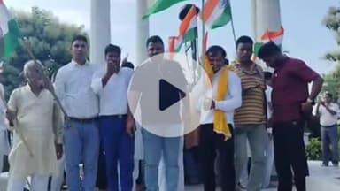 रहुई: रहुई के पतासंग में 'हर घर तिरंगा' अभियान के तहत निकाली गई तिरंगा यात्रा