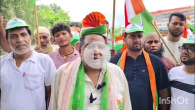 संभल: भारतीय सद्भावना मंच गो प्रकोष्ठ की ओर से 15 अगस्त से पहले तिरंगा रैली निकाली गई, लोगों से हर घर तिरंगे की अपील की गई