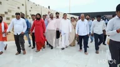 मनोरा: पोहरादेवी येथील धार्मिक स्थळांना व नंगारा भवन येथे पालकमंत्र्यांनी दिली भेट; तीर्थस्थळ विकास आराखड्याचा घेतला आढावा