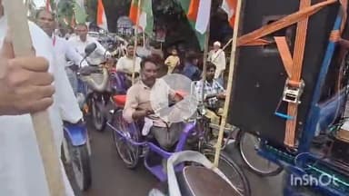 संभल: तहसील परिसर से शुरू होकर सदर कोतवाली इलाके में दिव्यांगों ने निकाली तिरंगा रैली, स्वतंत्रता दिवस पर हर घर तिरंगा