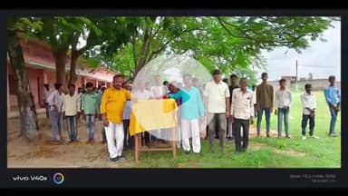 पांकी: पांकी प्रखंड के डॉ वीरेंद्र कृष्णा रामबली उच्च विद्यालय में शिबू सोरेन के निधन पर 1 मिनट का मौन