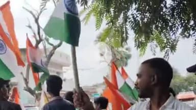 टनकुप्पा: बरतारा बाजार में भाजपा पार्टी द्वारा तिरंगा यात्रा निकाली गई