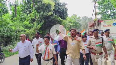 जमुई: DM के निर्देशानुसार हर घर तिरंगा और हर घर स्वच्छता अभियान के तहत जमुई जिले के विभिन्न प्रखंडों में निकाली गई रैली