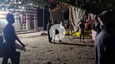 वैर: मुखैना में गुरुवार से शुरू होनी थी भागवत कथा, रात में पुलिस ने टेंट उखड़वाए