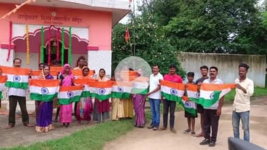 भारतीय जनता पार्टी लोहरदगा भूत स्तरीय तिरंगा वितरण