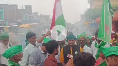 @प्रयागराज_मुक्त व्यापार नीतियों एवं 50% टैरिफ के विरोध में।#Pryagraj_protest against free trade policies and 50% tariff.
@Bhartiya_Kisan_Sangthan 
 #भारतीय_किसान_संगठन 
#राष्ट्रीय_अध्यक्ष