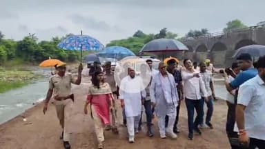 कनवास: दरा की अमझार पुलिया का शिक्षा मंत्री मदन दिलावर ने किया निरीक्षण, वैकल्पिक मार्ग से निकलेंगे भारी वाहन