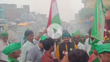 @प्रयागराज_मुक्त व्यापार नीतियों एवं 50% टैरिफ के विरोध में।#Pryagraj_protest against free trade policies and 50% tariff.
@Bhartiya_Kisan_Sangthan 
 #भारतीय_किसान_संगठन 
#राष्ट्रीय_अध्यक्ष