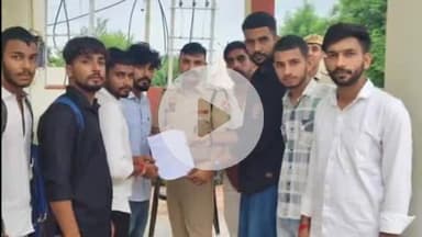 लोहारू: मनीषा हत्याकांड मामले में चौधरी बंसीलाल विश्वविद्यालय के छात्रों ने DSP को सौंपा ज्ञापन, गिरफ्तारी की मांग की