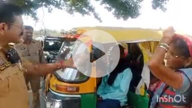 बिधूना: सहार क्षेत्र के पटना नहर पुल पर वाहन चेकिंग के दौरान बिना रजिस्ट्रेशन ऑटो चालकों को दी गई चेतावनी