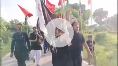 सिराथू: दारानगर में इमाम हुसैन के चेहल्लुम पर करबला तक निकली अरबाईन यात्रा, लब्बैक या हुसैन की गूंजी सदाएं