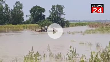 धनौरा: गजरौला : नहीं कम हो रहा गंगा का जलस्तर लोग परेशान