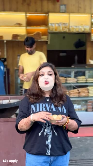 जोधपुर कचौरी और नमकीन पर
Offer 📅16 or 17 August
₹30 ❌ ₹5 र✅
₹20❌ ₹8 ✅
₹45 ❌₹19 ✅
Download zomato app now