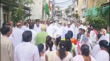 रतलाम नगर: शहर कांग्रेस कार्यालय में स्वतंत्रता दिवस हर्षोल्लास से मनाया गया, ध्वजारोहण किया गया