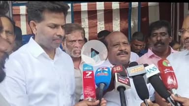 அயனாவரம்: திமுகவிற்கு அதிமுக துணை நிற்க  வேண்டும் - செளமிய பெருமாள் திருக்கோயிலில் அமைச்சர் கோவி.செழியன் பேட்டி