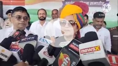 भिवानी: राज्यसभा सांसद किरण चौधरी ने विपक्षियों पर साधा निशाना, कहा- केवल राजनीति कर रहे हैं