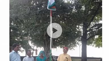 पवई: पवई विधायक पहलाध लोधी ने कुआं ताल कंकाली माता मंदिर में किया ध्वजारोहण