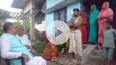 परसौनी: परसौनी के ऑटो चालक की हत्या के बाद आरएलएम नेता पहुंचे मृतक के परिजनों से मिलने