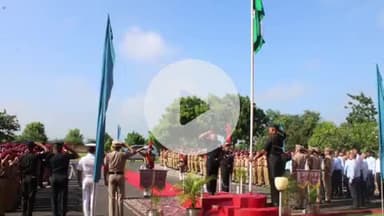 सिलाव: कर्नल भूपेंद्र कुमार ने नालंदा सैनिक स्कूल में आन-बान-शान से फहराया तिरंगा
