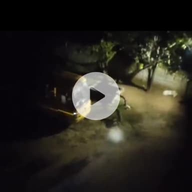 संभल: सैदपुर गांव में तेंदुए का वीडियो सोशल मीडिया पर हुआ वायरल, बताया जा रहा है कि तेंदुआ ग्रामीण के घर में घुसा