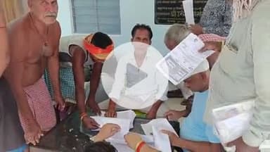 घोसी: घोसी नगर पंचायत के गोड़सर गांव स्थित सामुदायिक भवन में राजस्व महा अभियान 25 का लगा शिविर