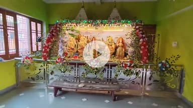 अमेठी: अमेठी के हनुमानगढ़ी मंदिर पर जन्माष्टमी की तैयारियाँ जोरों पर