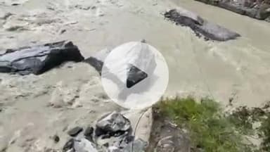 भटवाड़ी: गंगोत्री हाईवे डबरानी के पास वाहनों की आवाजाही के लिए नहीं खुल सका, पैदल आवाजाही भी हुई बंद