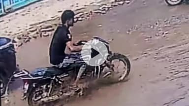 नूह: लहरवाड़ी गांव से बाइक चोरी, सीसीटीवी कैमरे में कैद हुई वारदात