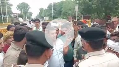 लोहारू: टीचर मनीषा मर्डर मामले में लोहारू में दिल्ली-पिलानी रोड पर एक घंटे तक लगा जाम