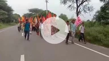 लोहारू: भगत सोमबीर के नेतृत्व में हजारों भक्त 18 किमी पैदल चलकर लोहारू मालवाना धाम पहुंचे, न्याय के लिए यात्रा