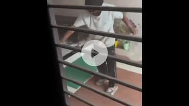 नीमच नगर: राजस्व कॉलोनी में निकला 6 फीट लंबा सांप, सर्पमित्र ने रेस्क्यू कर पकड़ा