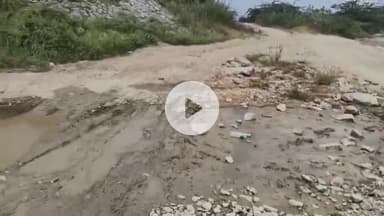 मारवाड़ जंक्शन: मारवाड़ जंक्शन बाईपास सड़क मार्ग टूटा, सड़क पर बने गड्ढों के कारण लोगों को हो रही परेशानी #jansamasya