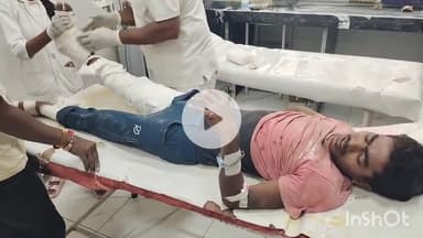 भीलवाड़ा: सांगानेर के समीप निर्माणाधीन इमारत पर पाइड टूटने से 2 मजदूर 5वीं मंजिल से नीचे गिरे, दोनों हुए घायल