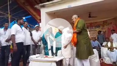 नावकोठी: श्री कृष्णा मेला समिति पहसारा में केंद्रीय मंत्री गिरिराज सिंह ने मेले का उद्घाटन किया