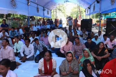 ग्वालियर गिर्द: ग्वालियर के फूलबाग में आयोजित मांझी समाज की बैठक में पहुंचे ऊर्जा मंत्री