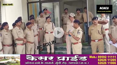 आज निकलने वाली छडियों को लेकर चप्पे चप्पे पर खंडवा पुलिस तैनात