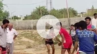 चूरू: चूरू के घांघू गांव के मुख्य गोगामेड़ी परिसर में रविवार को जाहरवीर गोगाजी कबड्डी प्रतियोगिता का आयोजन हुआ