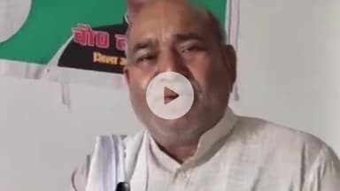 नूह: इनेलो पार्टी के किसान सैल के नूंह जिला अध्यक्ष किशन नम्बरदार ने कहा, जलभराव से टूटी किसानों की कमर, सरकार ध्यान दे