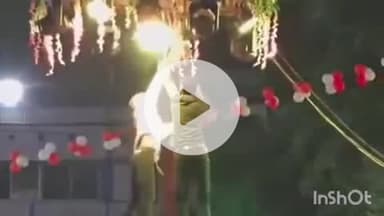 गढ़वा: रंका मोड़ पर श्री कृष्ण जन्माष्टमी समिति द्वारा मटका फोड़ कार्यक्रम का आयोजन किया गया