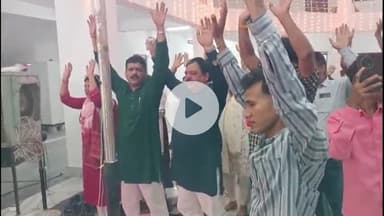 सुल्तानपुर: सुलतानपुर के धनपतगंज थाना परिसर में धूमधाम से मनाया गया श्रीकृष्ण जन्मोत्सव