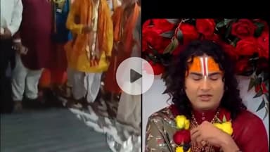 मथुरा: वृंदावन के कथावाचक अनिरुद्धाचार्य ने फिर दिया विवादित बयान, संत हुए नाराज