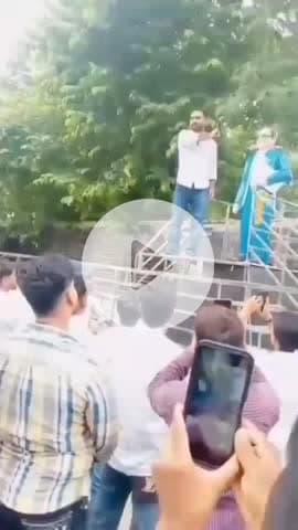 अलवर: अलवर के कॉलेज में डॉ भीमराव अंबेडकर की खंडित प्रतिमा का विरोध, पूर्व छात्र संघ अध्यक्ष ने हथेली काटकर खून से लिखा जयभीम